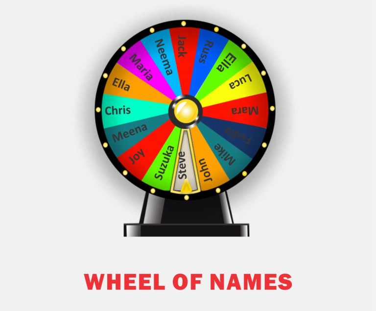 🆕Wheel of Names🆒 | Spin the Random Name Wheel Generator