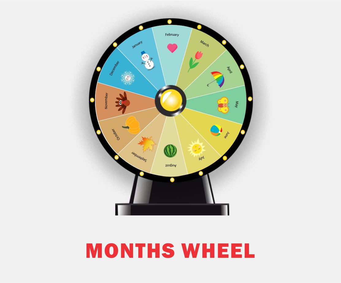 🌝 Months Wheel | Spin the Best Random Month Name Generator 2023 🌙