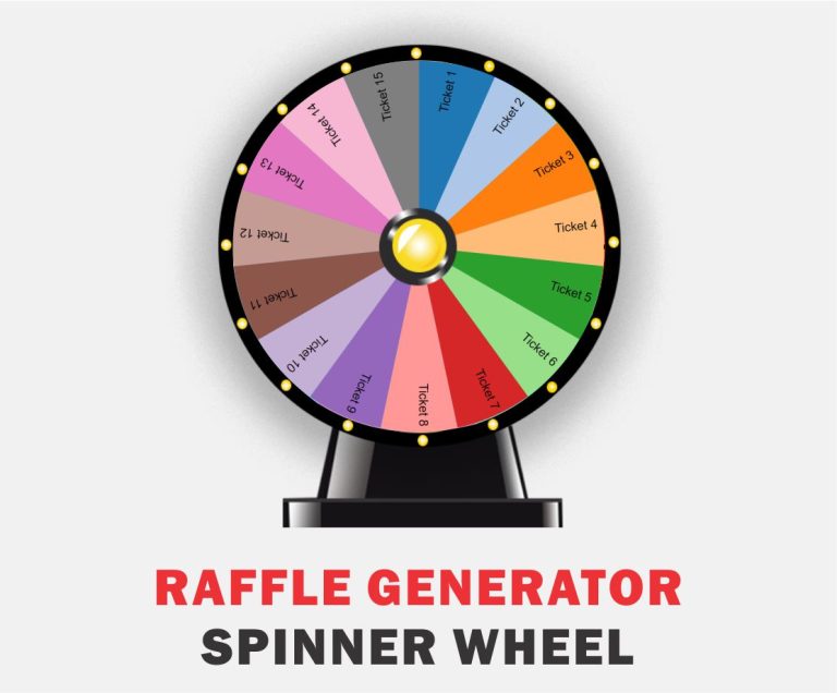 🎟️ Spin the Raffle Generator Wheel | Best for Charity Raffles 2024🎫
