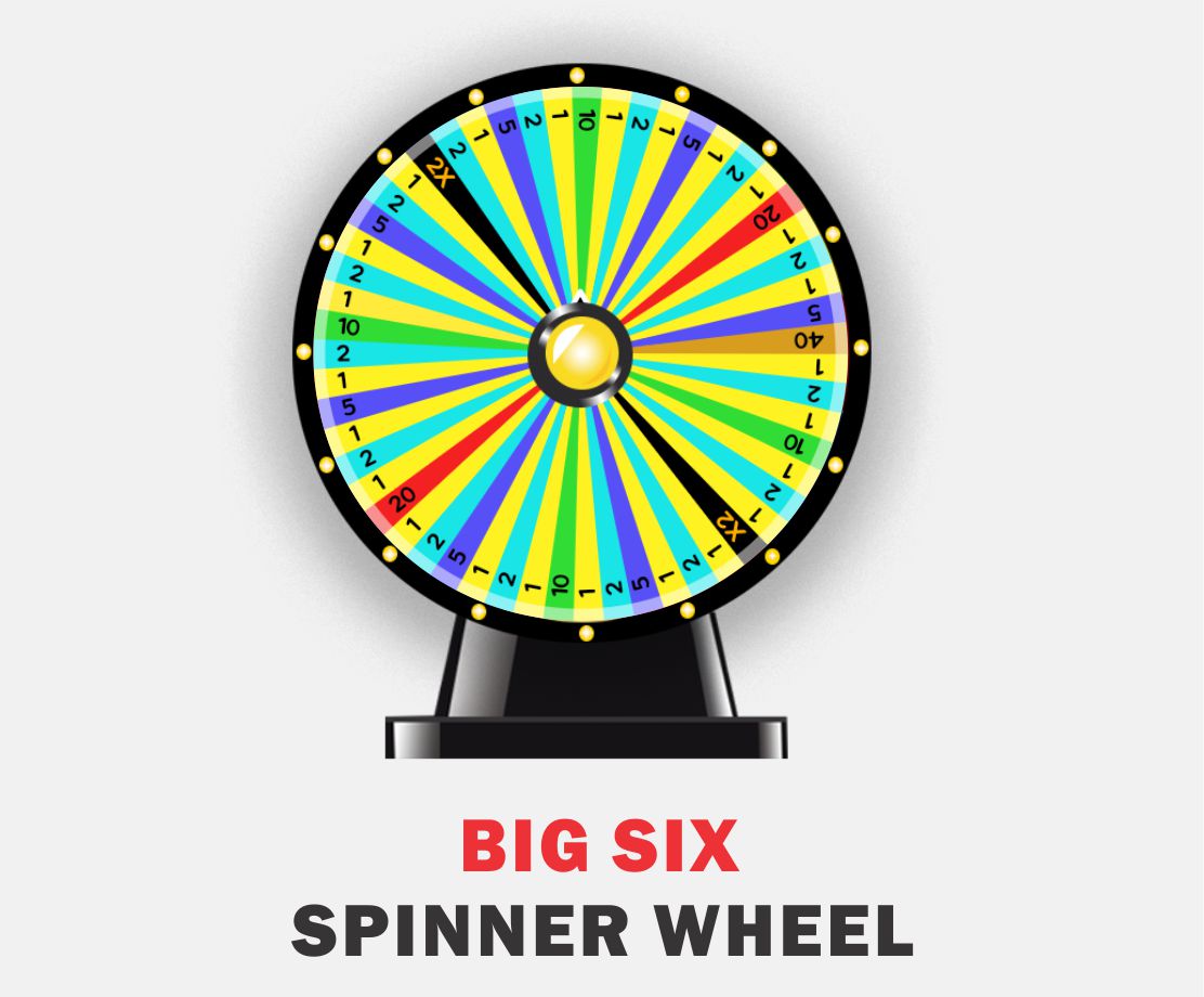 Big Six Wheel Spin the Wheel of Fortune as Random Picker