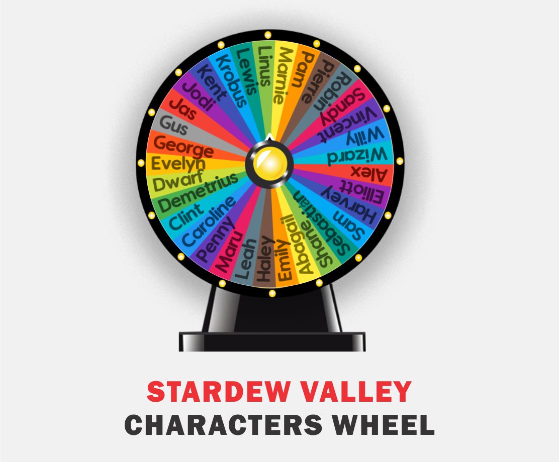 Spin the Best Stardew Valley Characters Wheel Random Picker